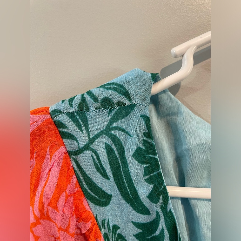 Farm Rio Colorblock Printed Maxi Dress - Picture 13 of 15